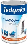 Farby olejne i specjalne - Jedynka Fasadowa Biała (Baza) - Akrylowa Farba Do Elewacji I Wnętrz Biały/Baza Pojemność 0,9 L - miniaturka - grafika 1