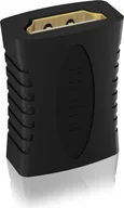 Adaptery i przejściówki - Adapter AV Icy Box HDMI F/F Czarny 31604 - miniaturka - grafika 1