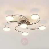 Lampy sufitowe - Lindby Rouven lampa sufitowa LED, 6-punktowa - miniaturka - grafika 1