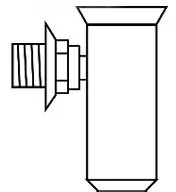 Głowice termostatyczne - VAILLANT 000376 lejek kuchenny R, 1 cali z syfonem przebiegu i rozeta - miniaturka - grafika 1