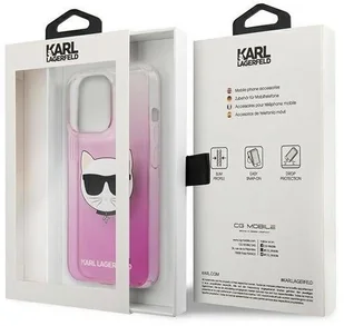 Karl Lagerfeld KLHCP13XCTRP iPhone 13 Pro Max 6,7" hardcase różowy/pink Choupette Head KF000770 - Etui i futerały do telefonów - miniaturka - grafika 10