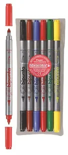 Fibracolor PISAKI DWUSTRONNE DOUBLE POINT 6KOL. - Flamastry - miniaturka - grafika 2