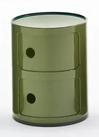 Ławy i stoliki kawowe - Kartell elementów componibile zestaw budowlany, plastik, zielony, 32 x 32 x 40 cm 0496618 - miniaturka - grafika 1