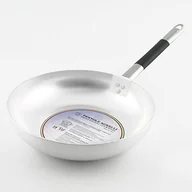 Patelnie - Pentole Agnelli pentole agnelli patelnia z łbem wpuszczanym wysoka skakanka z aluminium, grubość 3 MM, z uchwytem ze stali nierdzewnej Cool, srebrny, srebrny/czarny, 32 cm ALMC111BC32 - miniaturka - grafika 1