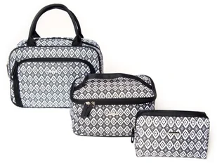 Noble Cosmetic Portfelik Noble Black&White BW002 - Kosmetyczki, organizery i kuferki - miniaturka - grafika 11