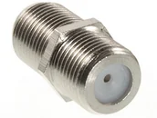 Akcesoria TV-SAT - Beczka F, Wtyk F - Wtyk F, Miedziana Cu [2583] - miniaturka - grafika 1