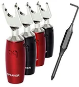 Kable - Audioquest AudioQuest Multi-Spade Srebrny Series 500 4-ER Pack 4CFSPADE-S - miniaturka - grafika 1