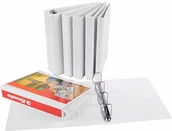 Segregatory - Esselte SEGREGATOR OFERTOWY PANORAMA A4 4 RINGI 77MM BIAŁY - miniaturka - grafika 1