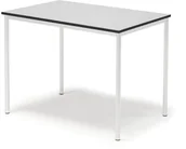 Meble do szkół i przedszkoli - AJ Produkty Stół BORS, 1200x800x900 mm, laminat szary, biały - miniaturka - grafika 1