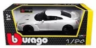 Samochody i pojazdy dla dzieci - Bburago Nissan GT-R 1:24 biały - miniaturka - grafika 1
