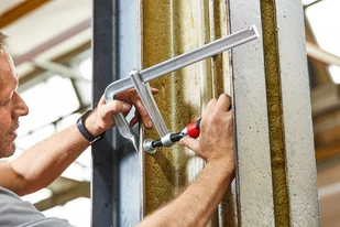 Bessey ścisk śrubowy ślusarski stalowy 400x120 mm, [GZ40-12KG] GZ40-12KG - Imadła i ściski - miniaturka - grafika 8