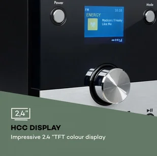 Auna MC-30 DAB Srebrna - Wieże - miniaturka - grafika 4