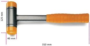 Beta Tools Młotek miękki 1392, 310 mm, 013920040 - Młotki - miniaturka - grafika 2