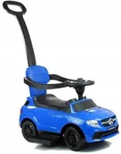 Jeździki dla dzieci - Import LEANToys Jeździk Mercedes z Pchaczem 3288 Niebieski 2335 - miniaturka - grafika 1