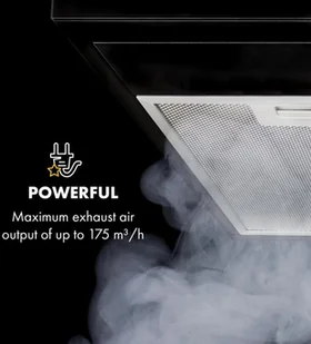 Klarstein Contempo Neo 60 Czarny - Okapy kuchenne - miniaturka - grafika 4