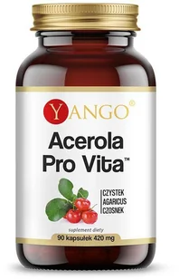 YANGO Acerola Pro Vita - 90 kapsułek - Witaminy i minerały dla sportowców - miniaturka - grafika 2