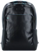 Torby na laptopy - Piquadro Blue Square Plecak skórzana 43 cm przegroda na laptopa black CA4762B2-N - miniaturka - grafika 1