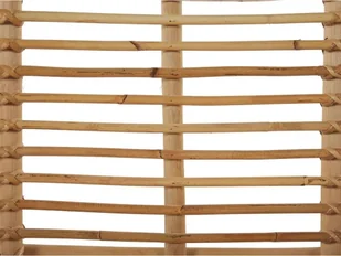 Beliani Krzesło rattanowe jasnobrązowe TOGO - Krzesła - miniaturka - grafika 5