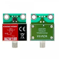 Wzmacniacze antenowe - Wzmacniacz antenowy Ekranowany 30dB Ceramiczny WZM180 BX8246 - miniaturka - grafika 1