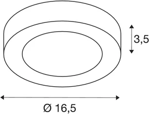 Spotline SLV SENSER 18 CW wewnętrzna oprawa ścienna i sufitowa natynkowa LED okrągła biała 4000 K 1004701 - Lampy ścienne - miniaturka - grafika 4