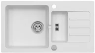 Zlewozmywaki - AXIS Zlewozmywak Granitowy MALIBU 80 Biały malibu80bi - miniaturka - grafika 1
