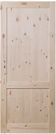 Drzwi wewnętrzne - Kornik Kornik Skrzydło drzwiowe Duo Szpros sosna 80P - miniaturka - grafika 1