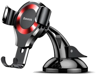 Baseus uchwyt samochodowy Osculum grawitacyjny czarno-czerwony SUYL-XP09 - Uchwyty samochodowe do telefonów - miniaturka - grafika 11