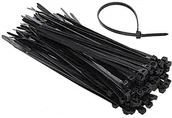 Inne mocowania - Opaski Kablowe Zaciskowe 300x5mm Czarne Uv 100 szt - miniaturka - grafika 1