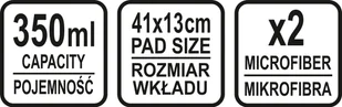 Lund MOP ZE SPRYSKIWACZEM Z MYJKĄ DO OKIEN 2W1) Lund 67162 67162 - Miotły, szufle, mopy - miniaturka - grafika 12