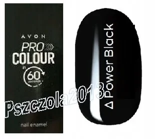 Avon Szybkoschnący Lakier paznokci Power Black 60s - Lakiery do paznokci - miniaturka - grafika 2