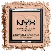 Pudry do twarzy - NYX professional makeup Professional Makeup - CAN''T STOP WON''T STOP - Mattifying Powder - Matujący puder do twarzy - 6 g - MEDIUM - miniaturka - grafika 1