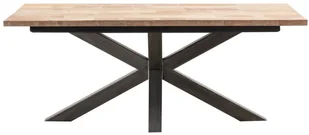 Dekoria Stół Vince 200x100x79 black&natural 200x100x50cm (006-570) - Stoły - miniaturka - grafika 5