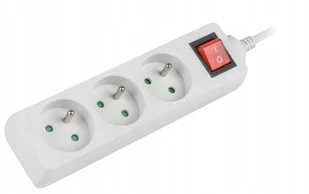 LANBERG Listwa zasilająca LANBERG, 3 m, 3 gniazda - Listwy zasilające - miniaturka - grafika 6