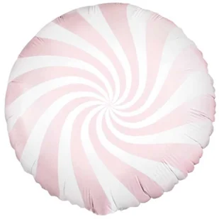 PartyDeco Balon foliowy Cukierek, 45cm, jasnoróżowy - Kubki dla dzieci - miniaturka - grafika 3