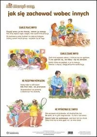 Harmonia Plansza Miś Marcyś uczy Jak się zachować wobec innych - Pomoce naukowe - miniaturka - grafika 2