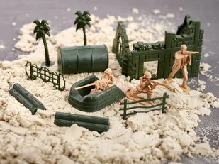 Żołnierzyki baza wojskowa figurki zestaw 114el. KX6187 - Figurki dla dzieci - miniaturka - grafika 8