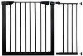 Zabezpieczenia dla dzieci - Bramka zabezpieczająca rozporowa do 110cm czarna SG0002C - miniaturka - grafika 1