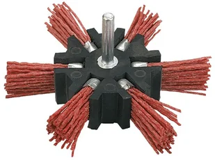 VERTO VERTO Szczotka ścierna VERTO 62H720 miotełkowa z trzpieniem 100 mm 62H720 62H720 - Pozostałe wyposażenie warsztatu - miniaturka - grafika 2