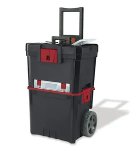 KETER Walizka na narzędzia na kółkach 17181812) Czarny/Czerwony - Pozostałe wyposażenie warsztatu - miniaturka - grafika 3
