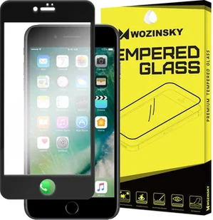 Wozinsky Full Screen szkło hartowane 9H na cały ekran z ramką iPhone 7 czarny 7426825333568 - Szkła hartowane na telefon - miniaturka - grafika 2
