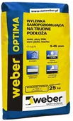 Zaprawy budowlane - Weber Wylewka betonowa SAMOPOZIOMUJĄCA OPTIMA TRUDNE PODŁOŻA 25 kg - miniaturka - grafika 1
