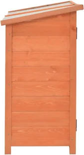 vidaXL Schowek ogrodowy, 120x50x91 cm, drewniany - Altany ogrodowe - miniaturka - grafika 7
