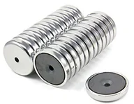 Garnki - first4magnetsTM first4magnets y30bh garnek f4mf40  25 °C/umywalka grająca magnes ferrytowy wyciągnąć, 15 kg, opakowanie z 25, metalowa, srebrna Grubość, średnica 40 MM X 8 MM X 5 MM F4MF40-25 - miniaturka - grafika 1