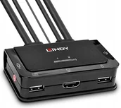 Przełączniki KVM - Lindy Switch Kvm Hdmi 2.0 42345 - miniaturka - grafika 1
