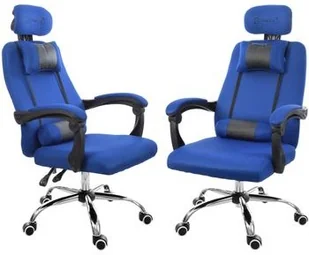 GIOSEDIO GPX008 niebieski - Fotele gamingowe - miniaturka - grafika 2