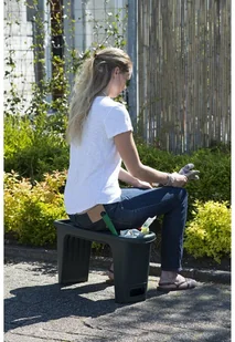 Outsideliving Nature Stołek ogrodniczy 65,5 x 25 34 cm, zielony, 6020308 - Pozostałe meble ogrodowe - miniaturka - grafika 3