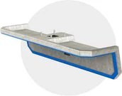 Sprzęt geodezyjny - Catchshift Przyssawka kątowa (MICKEY155 I MICKEY255) 70x16x18,7 do 100 kg - miniaturka - grafika 1