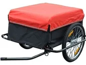 Przyczepki rowerowe - Homcom 5550-3432 przyczepka rowerowa, rozmiar M, kolor czerwony 5550-3432 - miniaturka - grafika 1