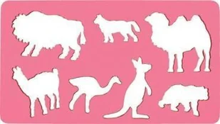 Koh-I-Noor Szablon Zestaw do rysowania Dzikie zwierzęta - mały - Zabawki kreatywne - miniaturka - grafika 3