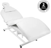 Fotele kosmetyczne - Leżanka elektr. Do masażu azzurro 693a 1 siln. Biała 111340 - miniaturka - grafika 1